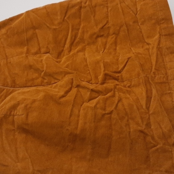 J. Crew Golden Brandy Corduroy A Line Button Front Tailored A Line Mini Skirt - Picture 6 of 11